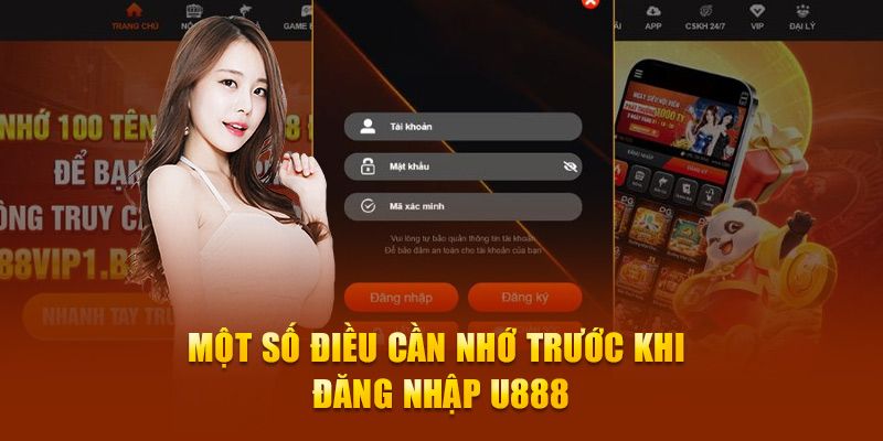 Yêu cầu mà hội viên cần nhớ khi đăng nhập u888